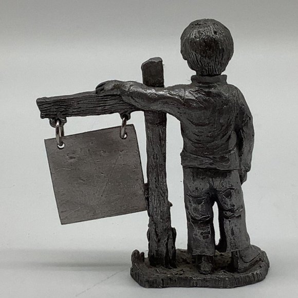 Michael Ritter 1981 Pewter Charter Member Figurine - Picture 4 of 12